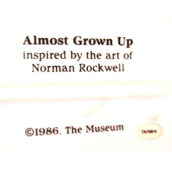 Vintage Norman Rockwell "Almost Grown Up" Figurine Norman Rockwell Collectible - Picture 6 of 6